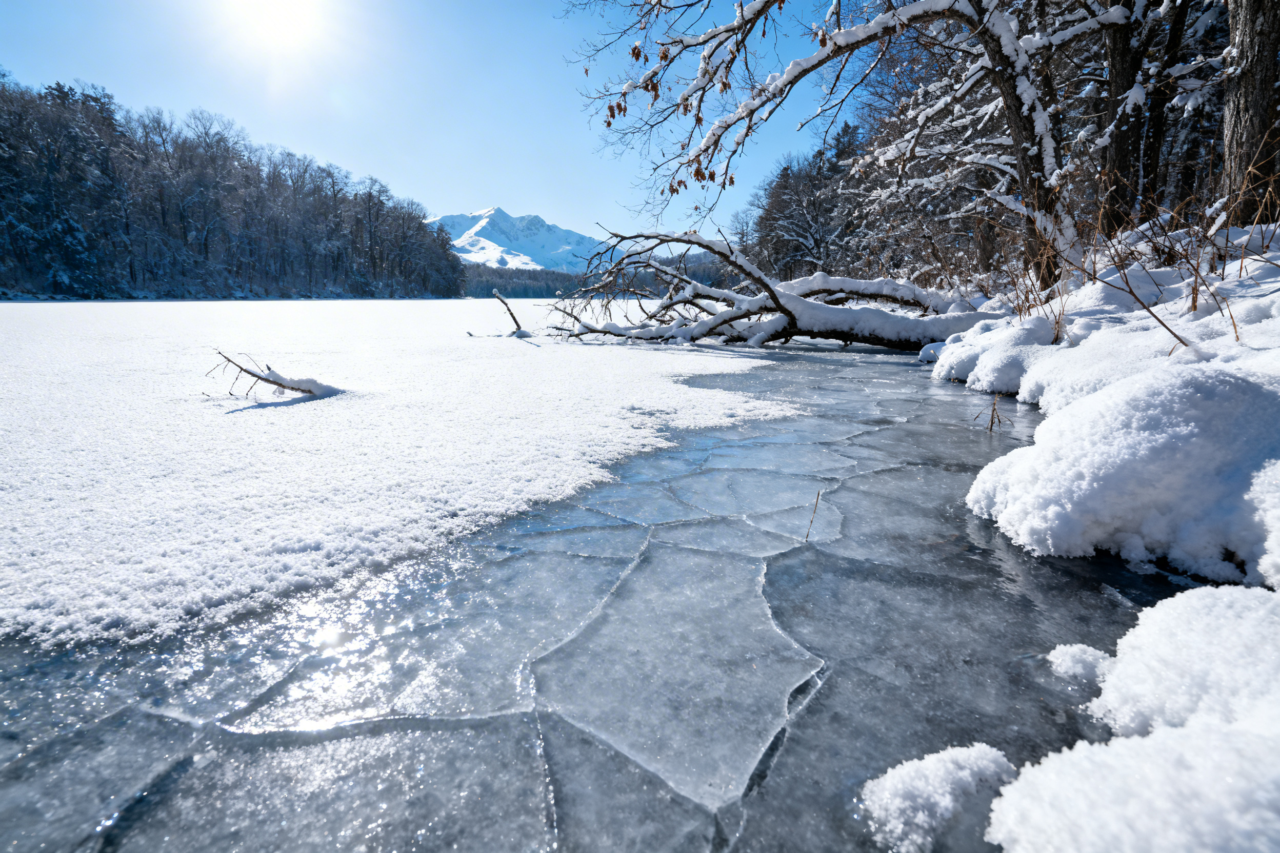瓦尔登湖 冬景